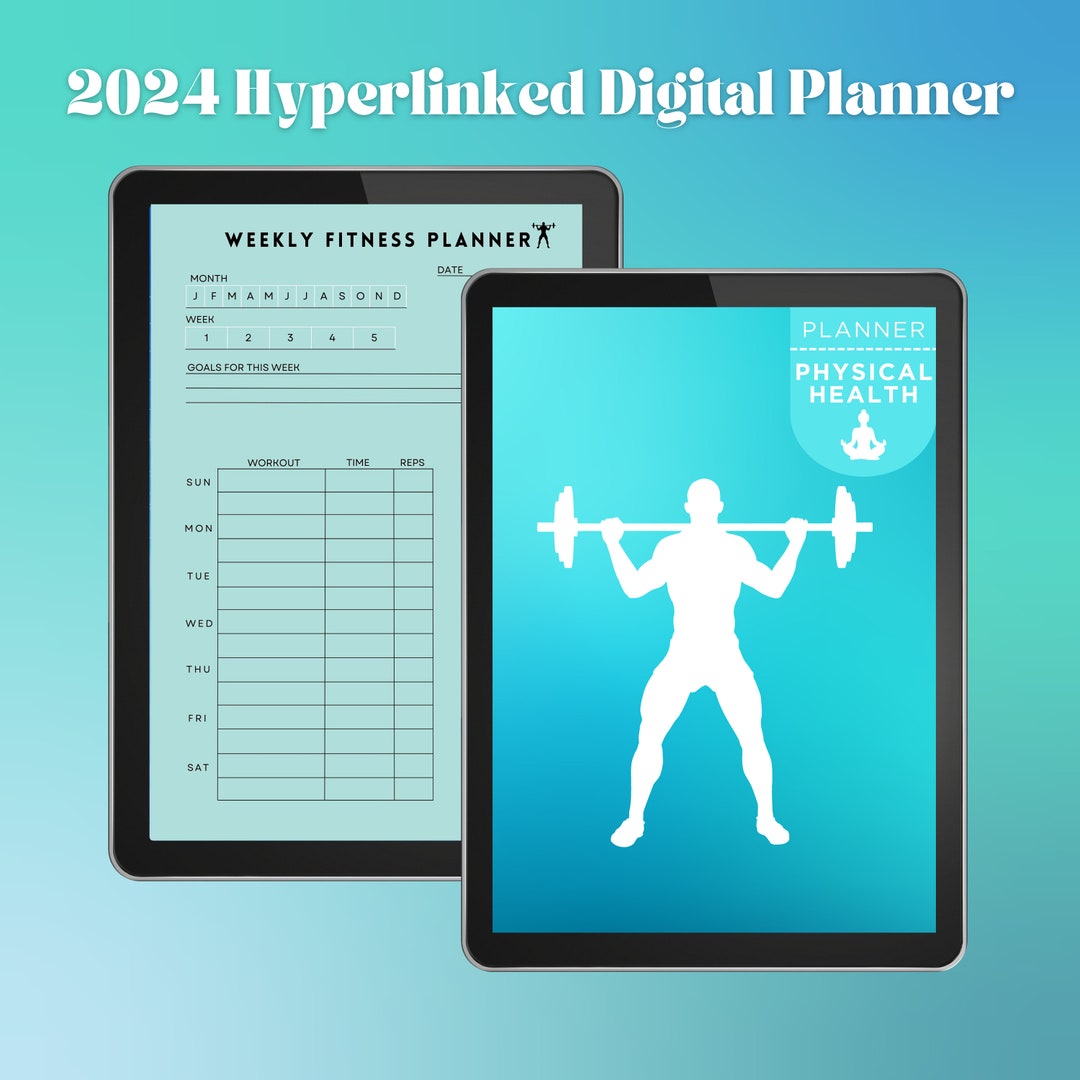 2024 Digital Planner, Physical Planner, Daily Planner, Calorie Tracker ...