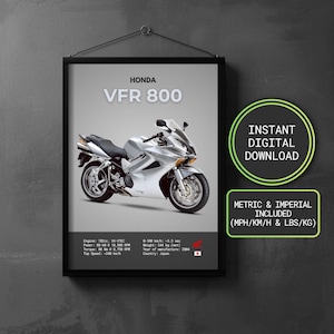 ホンダ スポーツ 800M アートプリント Vfr800 Print - Etsy
