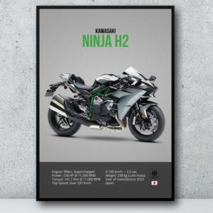 Motorcycle Kawasaki Ninja 300 Poster 