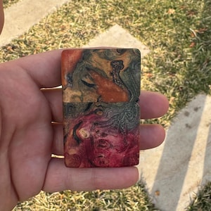Custodia per accendino, custodia per accendino Zippo in legno scuro, custodia per Zippo in radica di frassino fatta a mano, custodia per accendino in legno naturale, regalo per sposo per lui