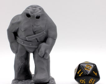 Mud/Clay Golem Monster miniature for Dungeons and Dragons, Pathfinder, and other Fantasy RPGs