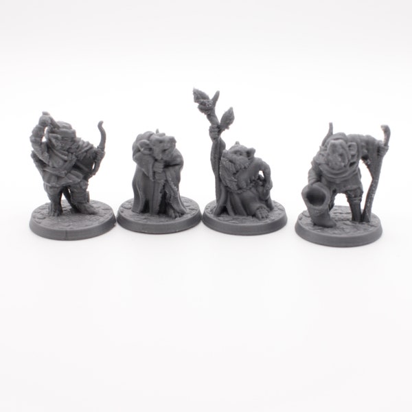 Rat or Rodent folk TTRPG miniature for Dungeons and Dragons, Pathfinder, and other Fantasy RPGs