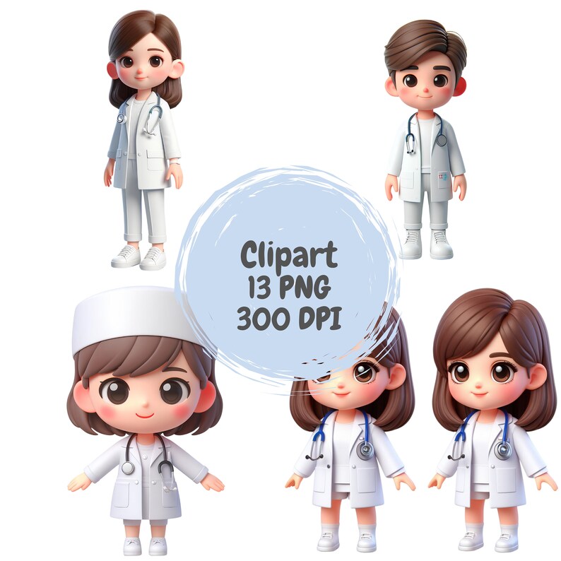 Kid Doctor Clipart,cute Doctor PNG Clipart,transparent PNG, Commercial ...
