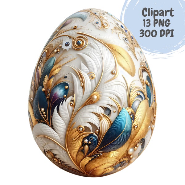Easter Egg Clipart, Eggs Clipart, Easter Clipart, Transparent PNG, Commercial Use Clipart.