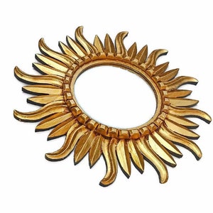 Decorative mirror-peruvian mirror SUNBURST LIMA Diameter 26 x26 Wall Mirror Home decoration peruvian handicrafts image 2