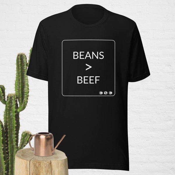 Beans vs Beef Unisex Graphic T-Shirt