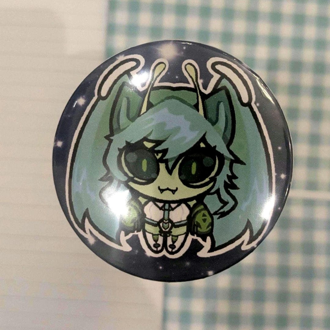Alien Miku Glorpi - Holographic Badge Button Vocaloid - Etsy