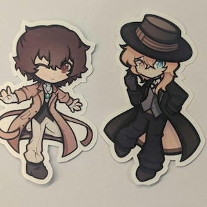 BSD Chuuya Dazai - Vinyl Stickers BSD Bungou Stray Dogs Soukoku