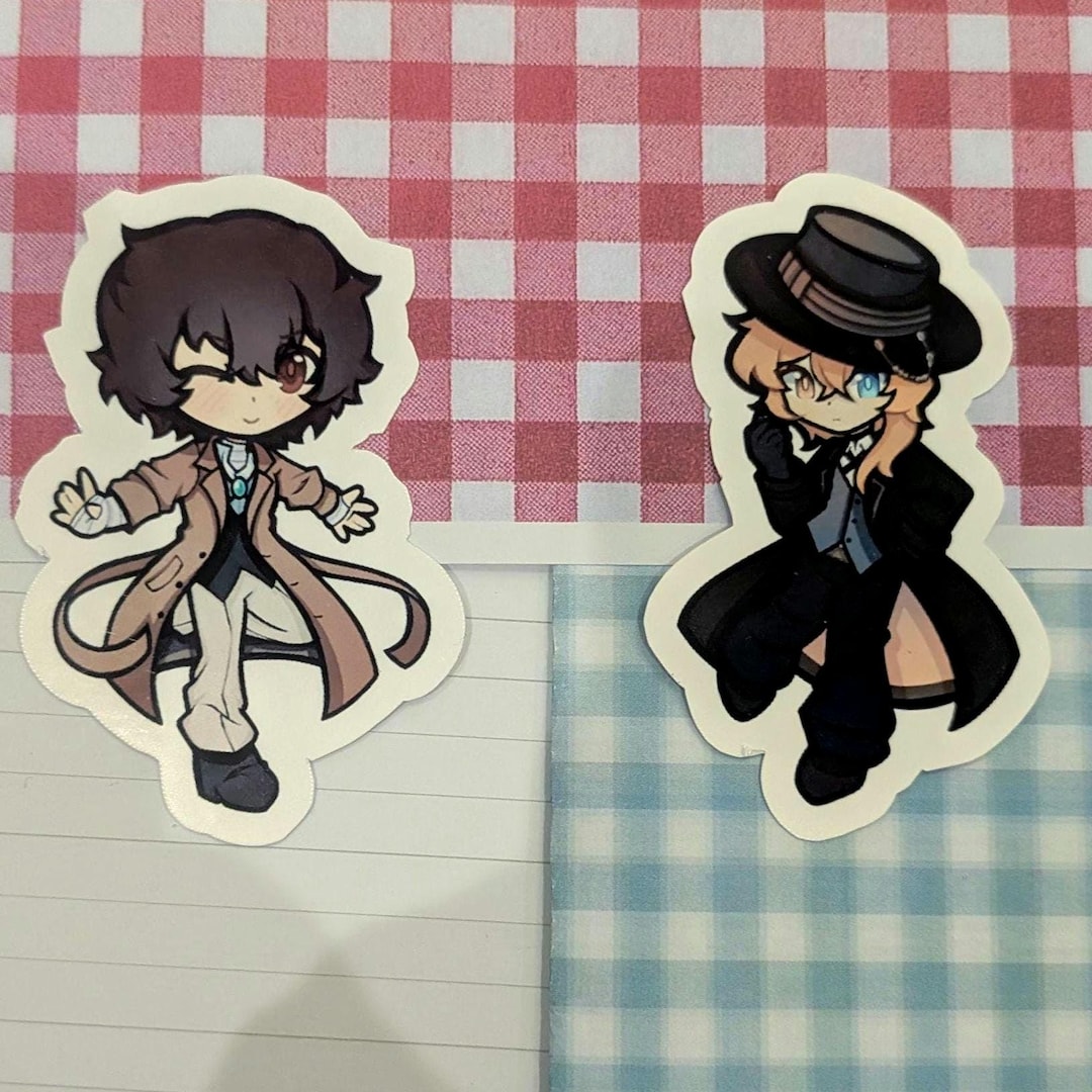 BSD Chuuya Dazai - Vinyl Stickers BSD Bungou Stray Dogs Soukoku - Etsy