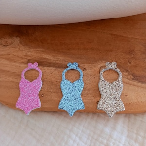 Broche de bikini brillante - Broche de traje de baño divertido y hecho a mano - Broche elegante - Accesorio de moda