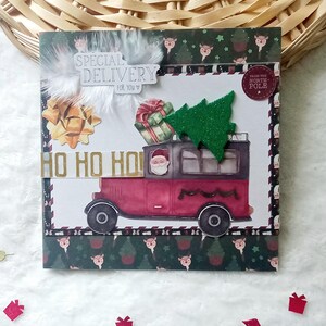 Carte de Noël,  Carte cadeau de Noël,  Carte joyeux Noël,  Carte de vœux fait main