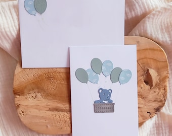 Carte naissance à personnaliser,  carte naissance fille, carte de naissance garçon  Carte naissance bébé Carte anniversaire à personnaliser