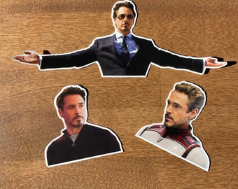 Tony Stark Sticker Set