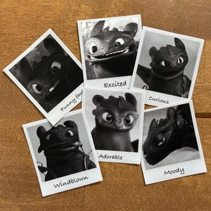Toothless Polaroid Stickers, How To Train Your Dragon