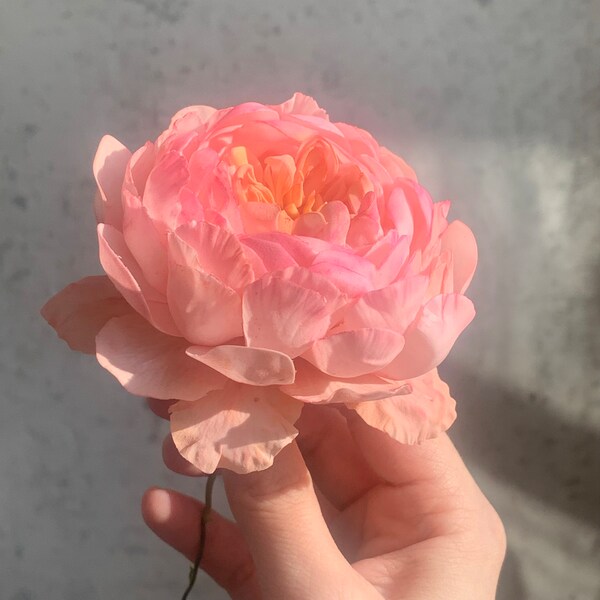 Rose from sugar paste decor