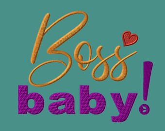 Boss Baby embroidery file