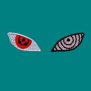 Naruto Augen Stickdatei