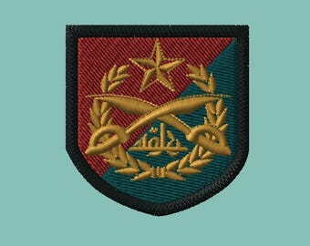 Dictator Borat Flag Patch embroidery file