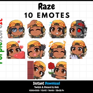 10 Ace Emotes von Valorant | Twitch Emotes | Discord Emotes | Kick Emotes | Emotes bündeln
