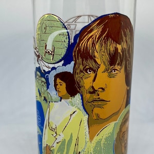 Luke Skywalker STAR WARS degli anni &#39;70 Burger King Collector Series Vetreria da 16 once
