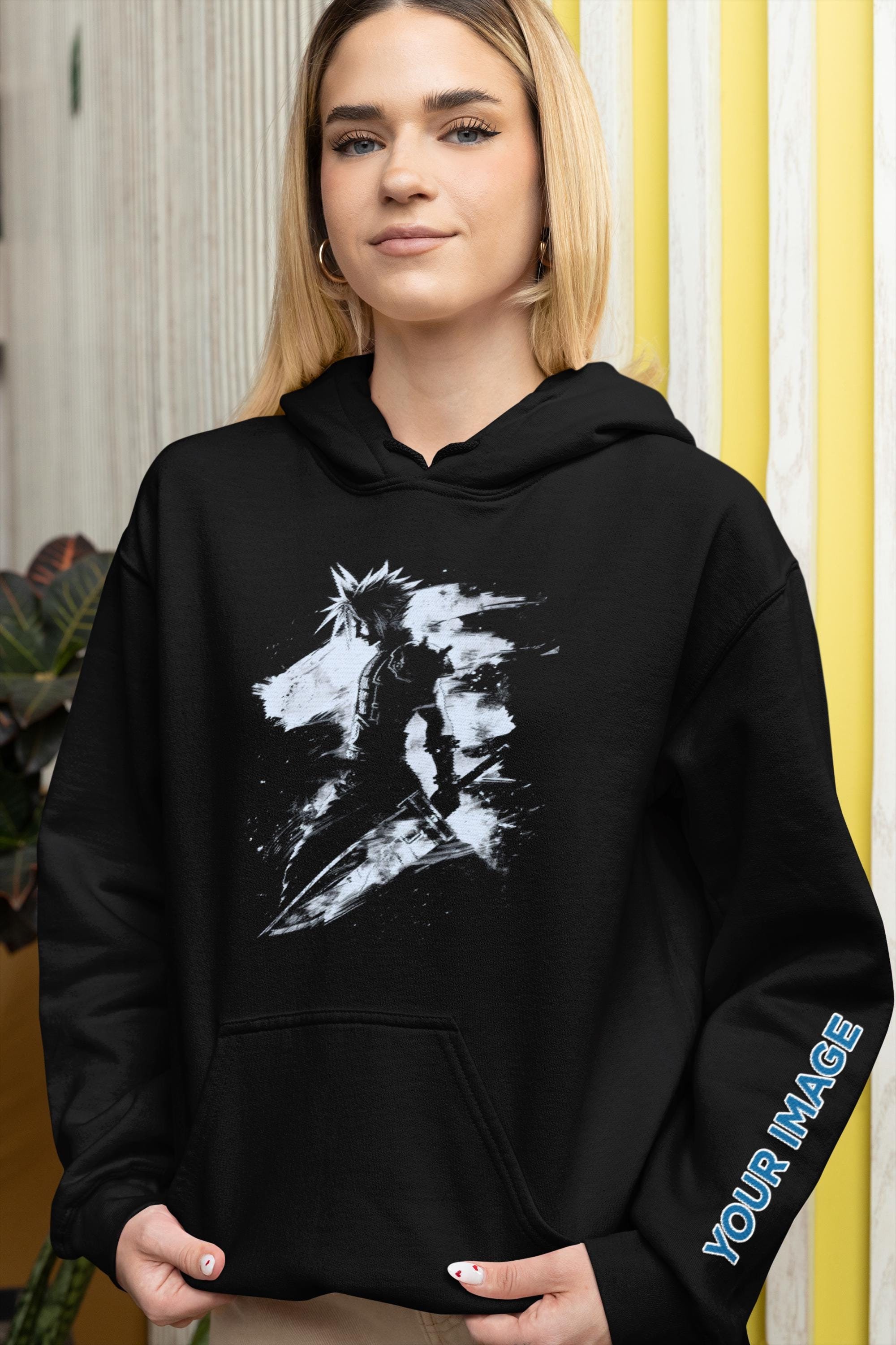 Felpa Con Cappuccio Uomo Oversize Y2K - Cotone Con Doppio Cappuccio E Zip - 3