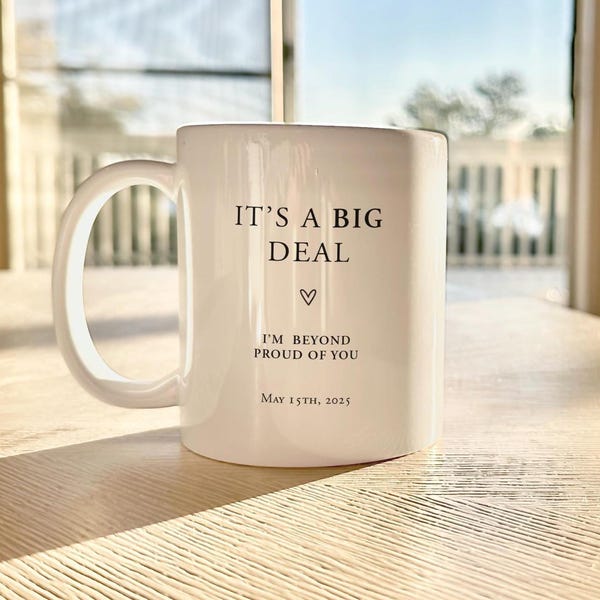 Taza de aniversario de sobriedad, regalo de sobriedad, taza de café "1 año de sobriedad", regalo para celebrar un hito importante en la recuperación.