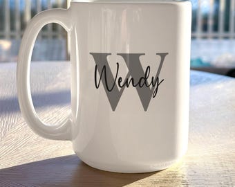Name Coffee Mug, Initial Name Mug, Custom Coffee Mug, Personalized Mug, Coffee Cup With Name