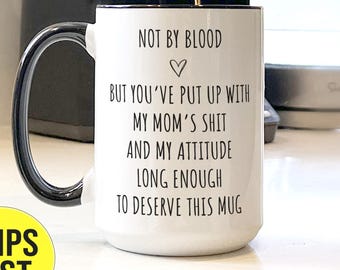 Step Dad Gift For Step Dad Mug, Step Fathers Day Gift From Daughter Son Kids, Funny Stepdad Birthday Christmas Coffee Cup