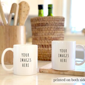 Custom Photo Coffee Mug With Personalized Text bild 3