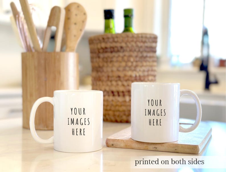Custom Photo Coffee Mug With Personalized Text bild 3