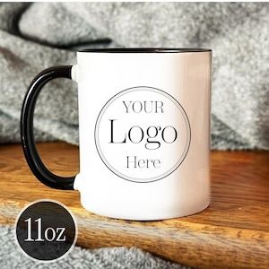 Logo Coffee Mug, Custom Logo Mug, Company Logo Mug, Mug With Logo, Business Logo Mug, Personalized Logo Coffee Mug image 4