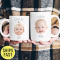 Custom Baby Face Mug, Personalized Baby Face Photo Coffee Mug, Custom Kids Photo Mothers Day Mug, Personalized Photo Mug For Dad