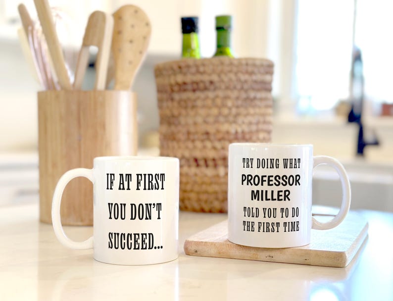 College Professor Coffee Mug, Gift For Professor, Personalized Professor Gift, Professor Gift Idea, Professor Thank You Gift image 2