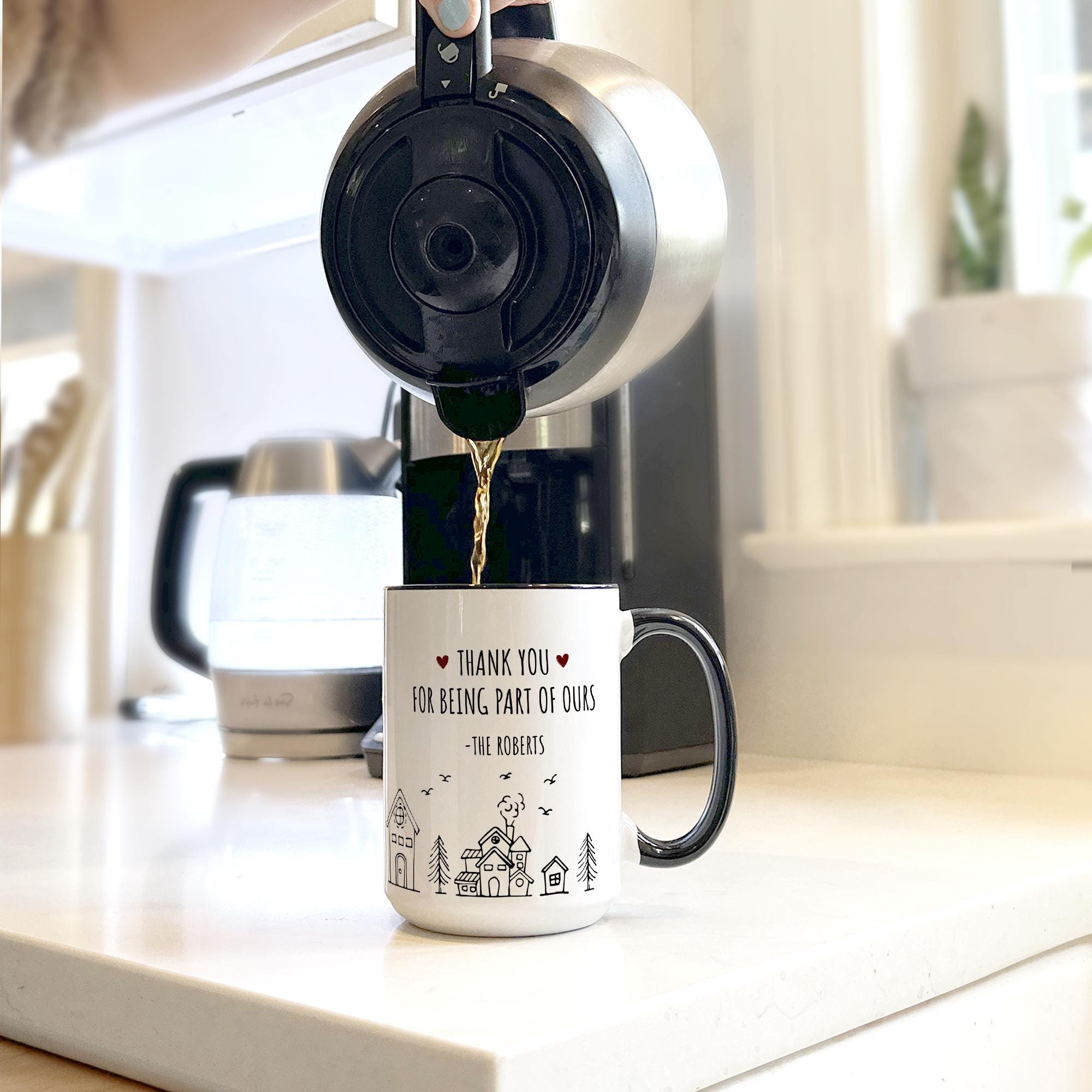 It Takes a Village Coffee Mug, Personalized Thank You Teacher Gift ...