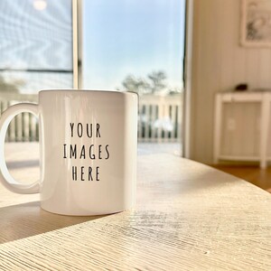 Custom Photo Coffee Mug With Personalized Text bild 2