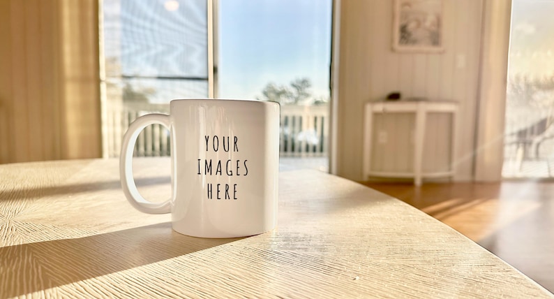 Custom Photo Coffee Mug With Personalized Text bild 2