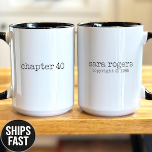 Turning 40 Coffee Mug, 40th Birthday Gift, Custom Gift For 40th Birthday, Born in 1985, Happy 40th Birthday, 40th Sister, Milestone Birthday