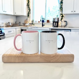 Custom Name Doctor Mug Personalized PHD Graduation Gift Med School Grad Present Doctorate Mug New DR Mug White Coat Ceremony Gifts For Her immagine 9