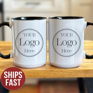 Logo Coffee Mug, Custom Logo Mug, Company Logo Mug, Mug With Logo,  Business Logo Mug, Personalized Logo Coffee Mug