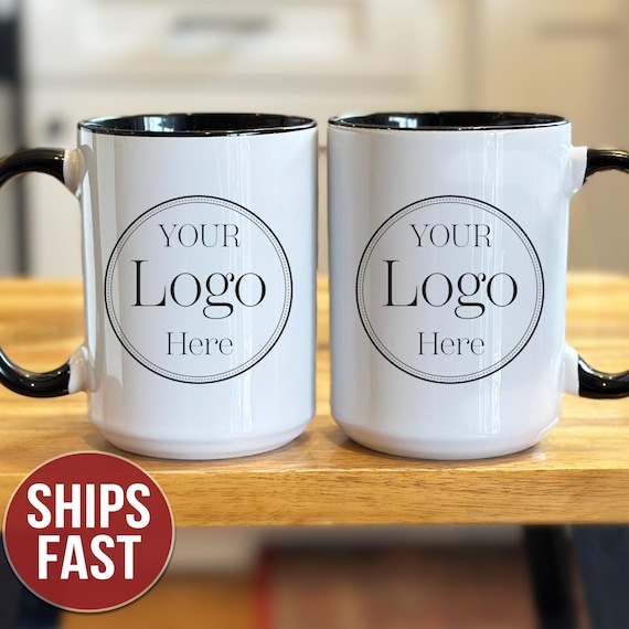 Logo Coffee Mug, Custom Logo Mug, Company Logo Mug, Mug With Logo,  Business Logo Mug, Personalized Logo Coffee Mug