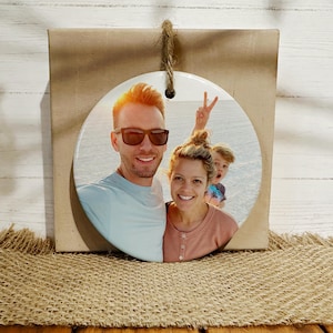 Custom Ornament, Photo Ornament, Personalized Christmas Ornament, Custom Keepsake, Design Own Ornament