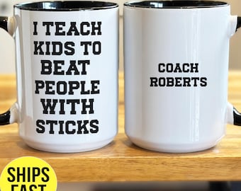 Ice Hockey Coach Mug, Gift For Ice Hockey Coach, Personalized Hockey Coach Gift, Ice hockey Coach Gift