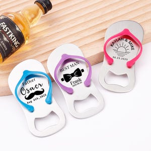 Laser Engraved Stainless Steel Bottle Opener: Personalized Party Favor