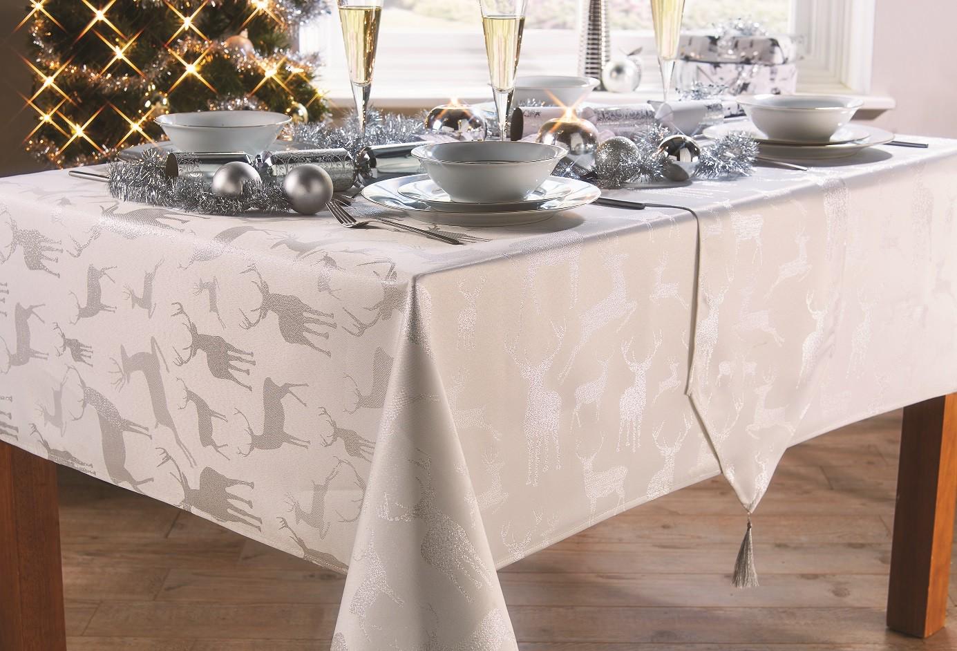 Grey cloth xmas dinner napkins - Etsy 日本