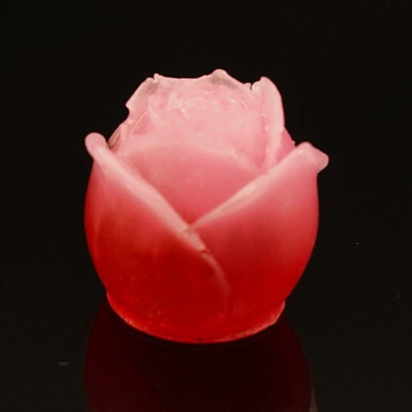 Miniature Rose Epoxy Resin Pink Red Desktop Home Decor