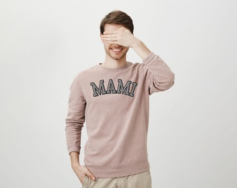 Sweatshirt, Geschenk für Mutter, personalisiert, Geburtstagsgeschenk, Retro-Mama-T-Shirt, personalisiertes Ärmel-Sweatshirt, für sie