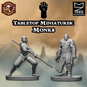 Tabletop Minis : Monks