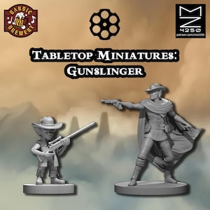 Tabletop Minis : Gunslingers