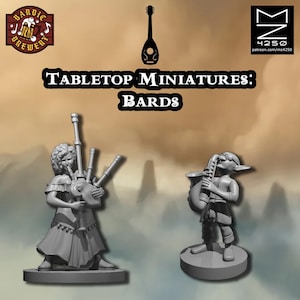 Tabletop Minis : Bards