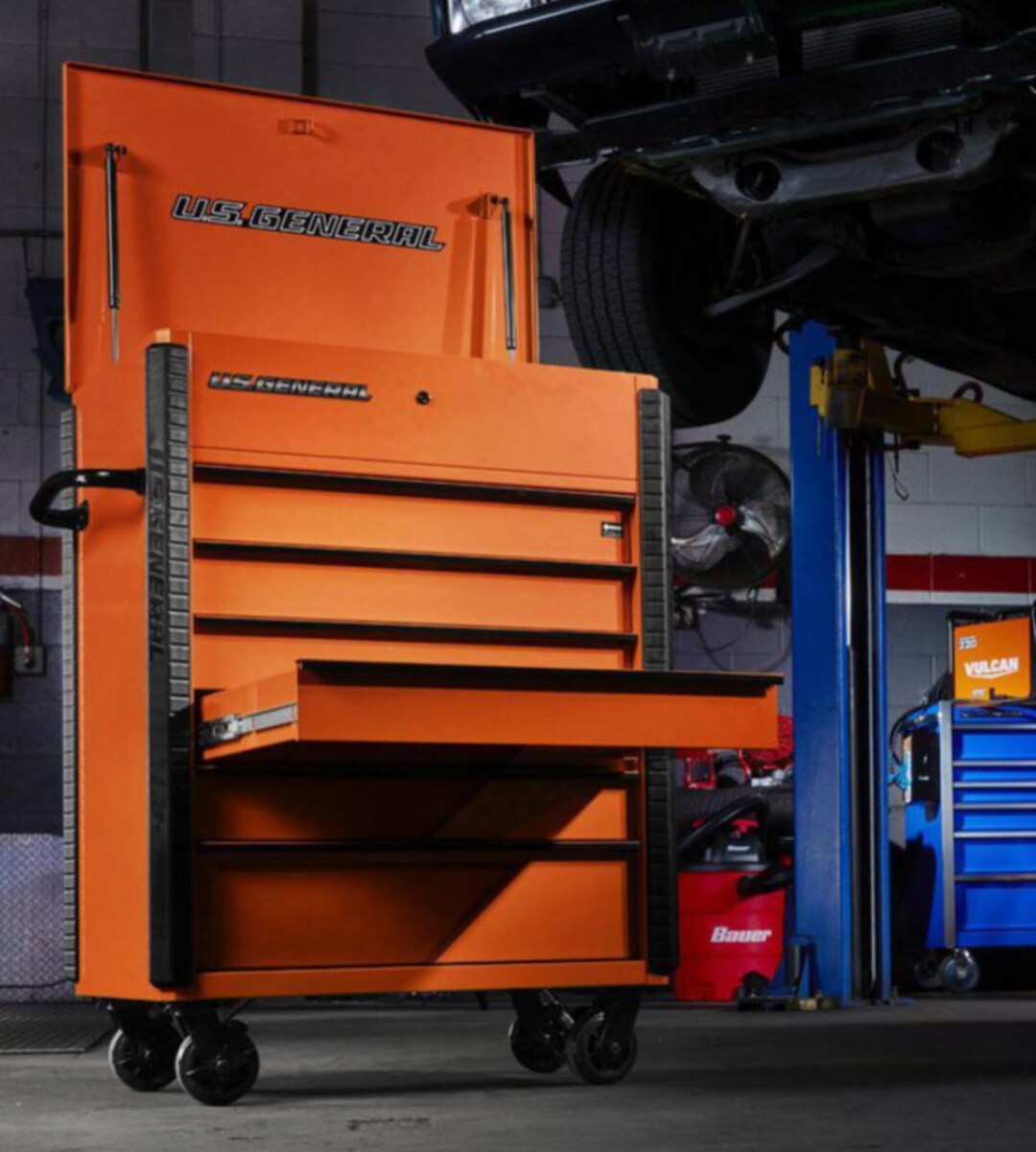 34 In. X 23 In., 6-drawer, Full-bank Service Cart, Orange - Etsy